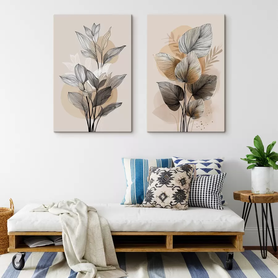 murales Hojas tropicales m30639