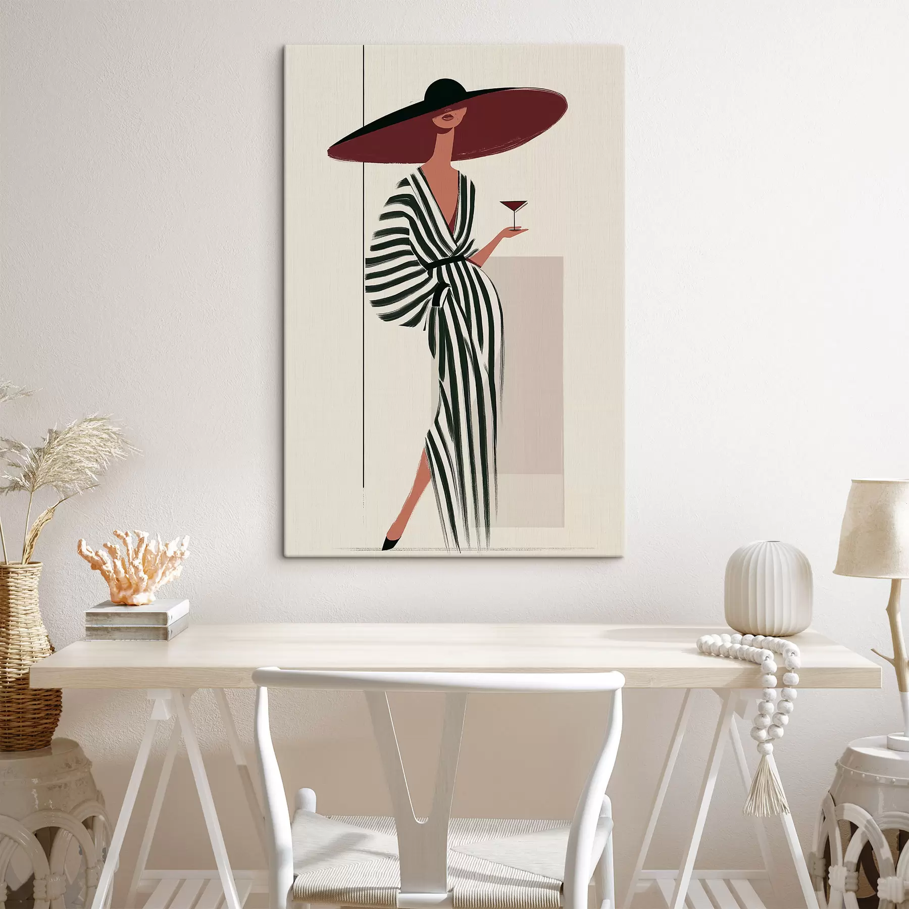 murales Chica con sombrero s49634