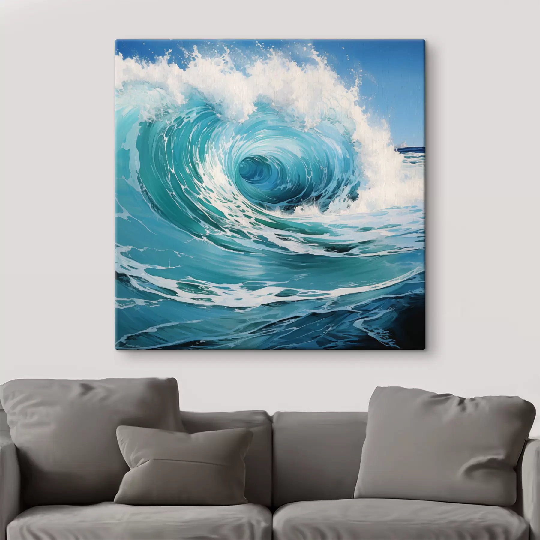 wall murals Ocean Waves s49637