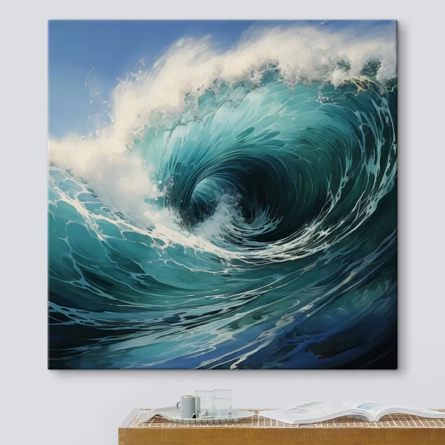 wall murals Great Wave s49638