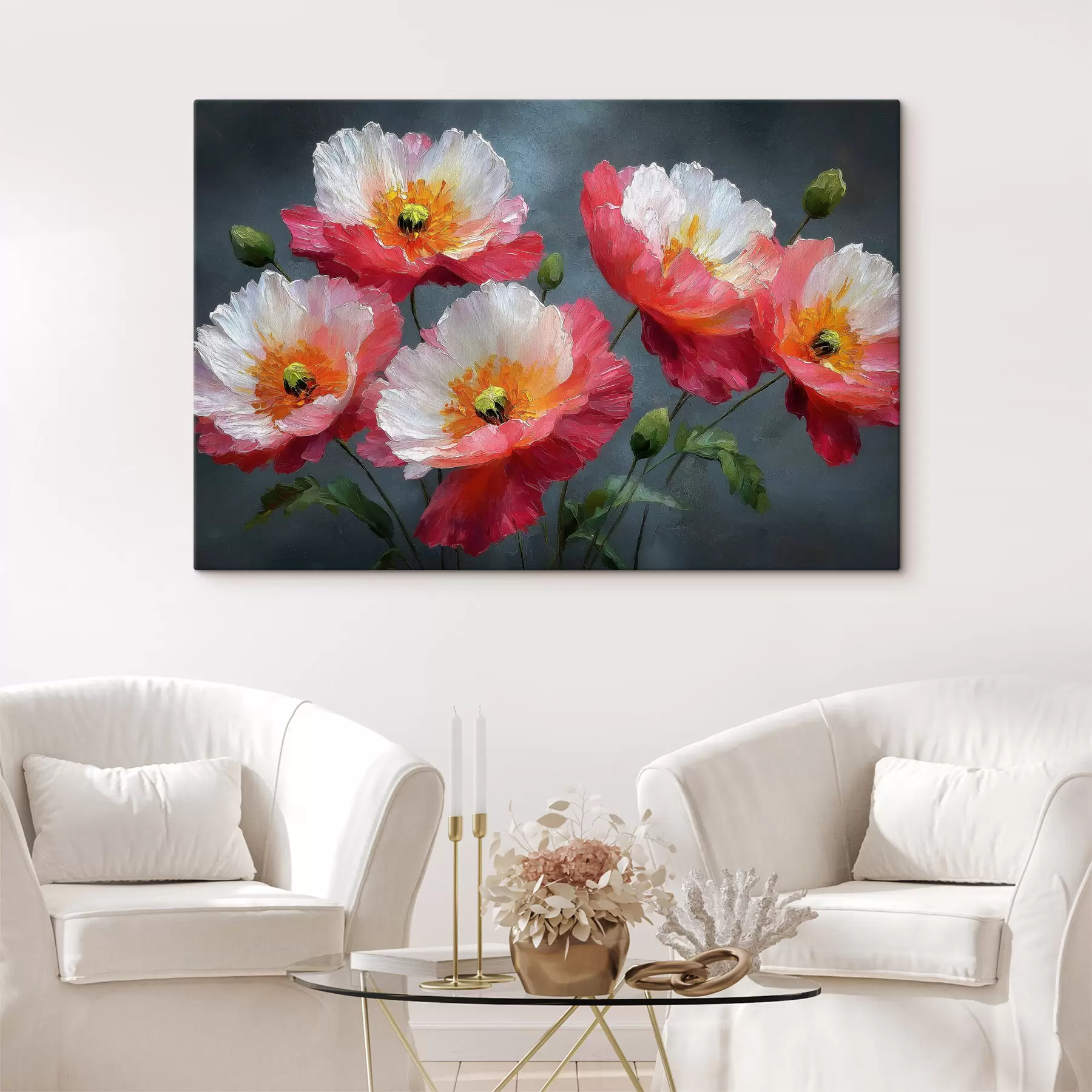 murales Flores de colores s49640