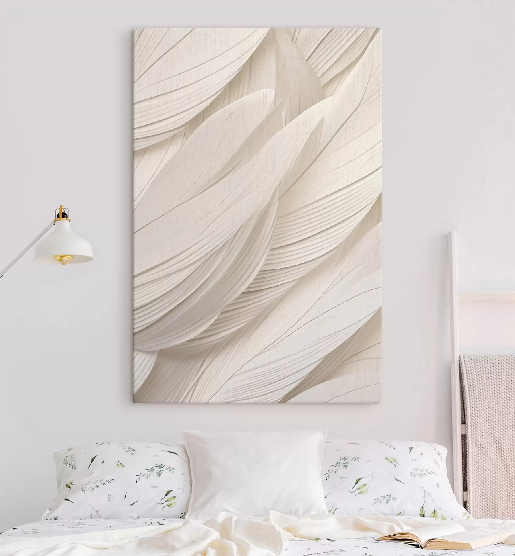 wall murals Abstract Beige Waves s49377