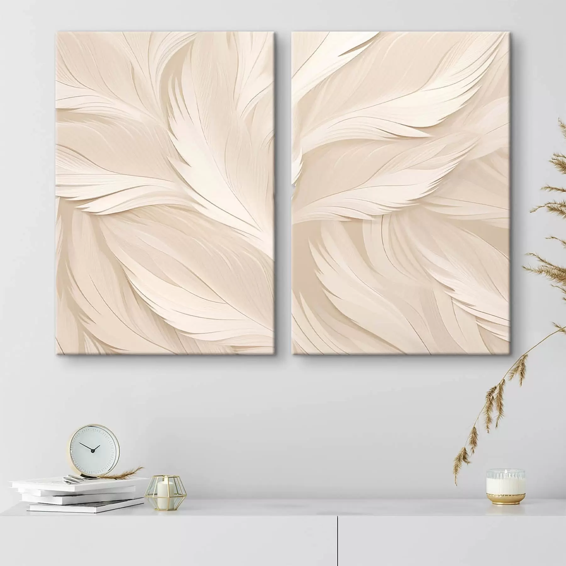 wall murals Volumetric Beige Lines m30607