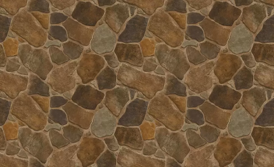 murales Motivo de piedra natural en tonos cálidos w05691