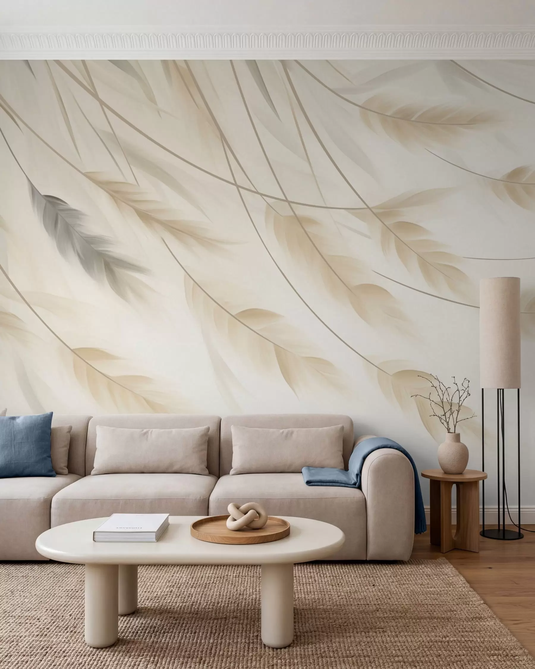 Wall Mural Photo Wallpaper Abstract ears of corn imitation painting w05589
