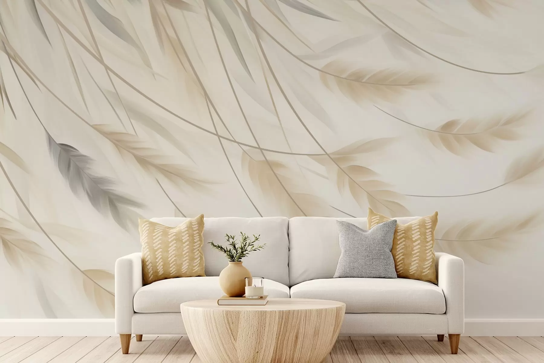 Wall Mural Photo Wallpaper Abstract ears of corn imitation painting w05589