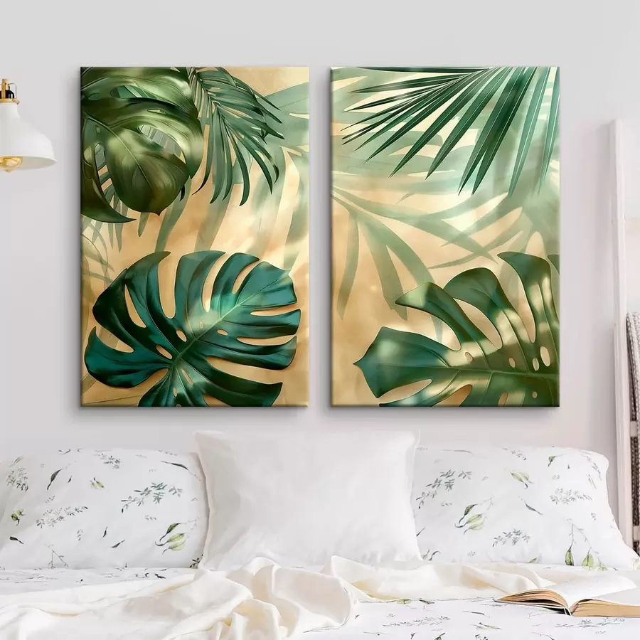 murales Hojas de monstera tropical m30609