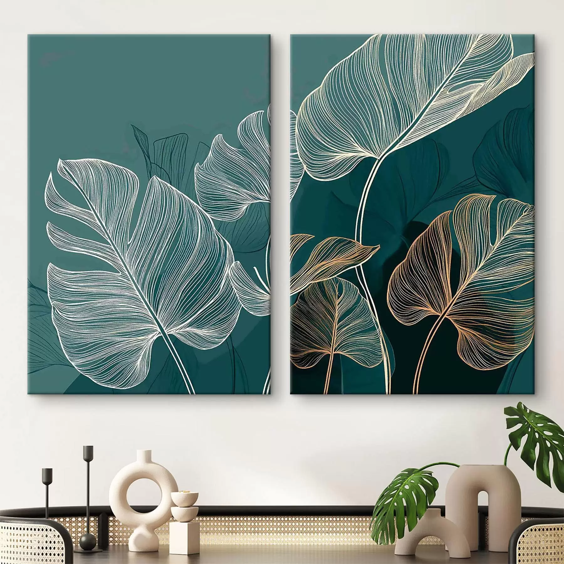 wall murals Tropical Leaves m30601
