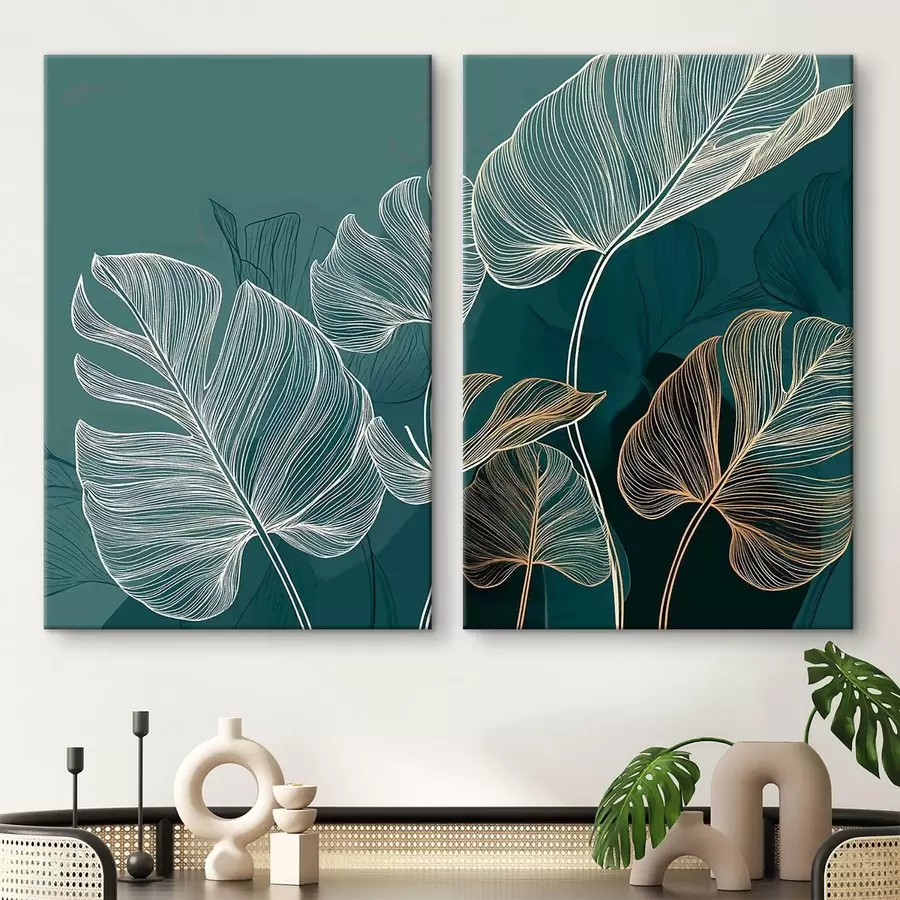 wall murals Tropical Leaves m30601