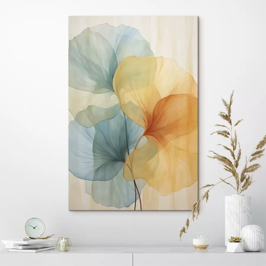 wall murals Abstract plant silhouettes s49748