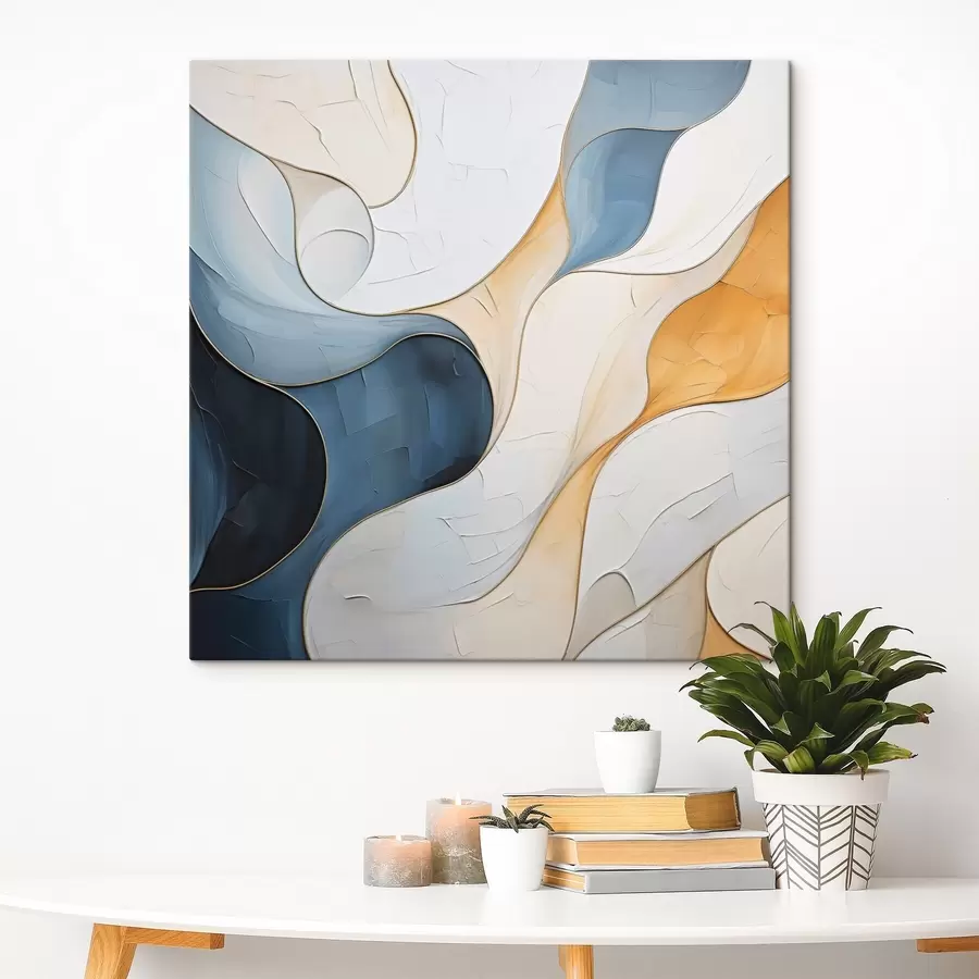 wall murals Abstract pattern, imitation of painting s49752