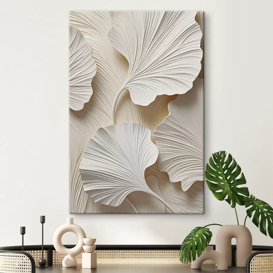 murales Motivo floral abstracto, ilustración plana s49754