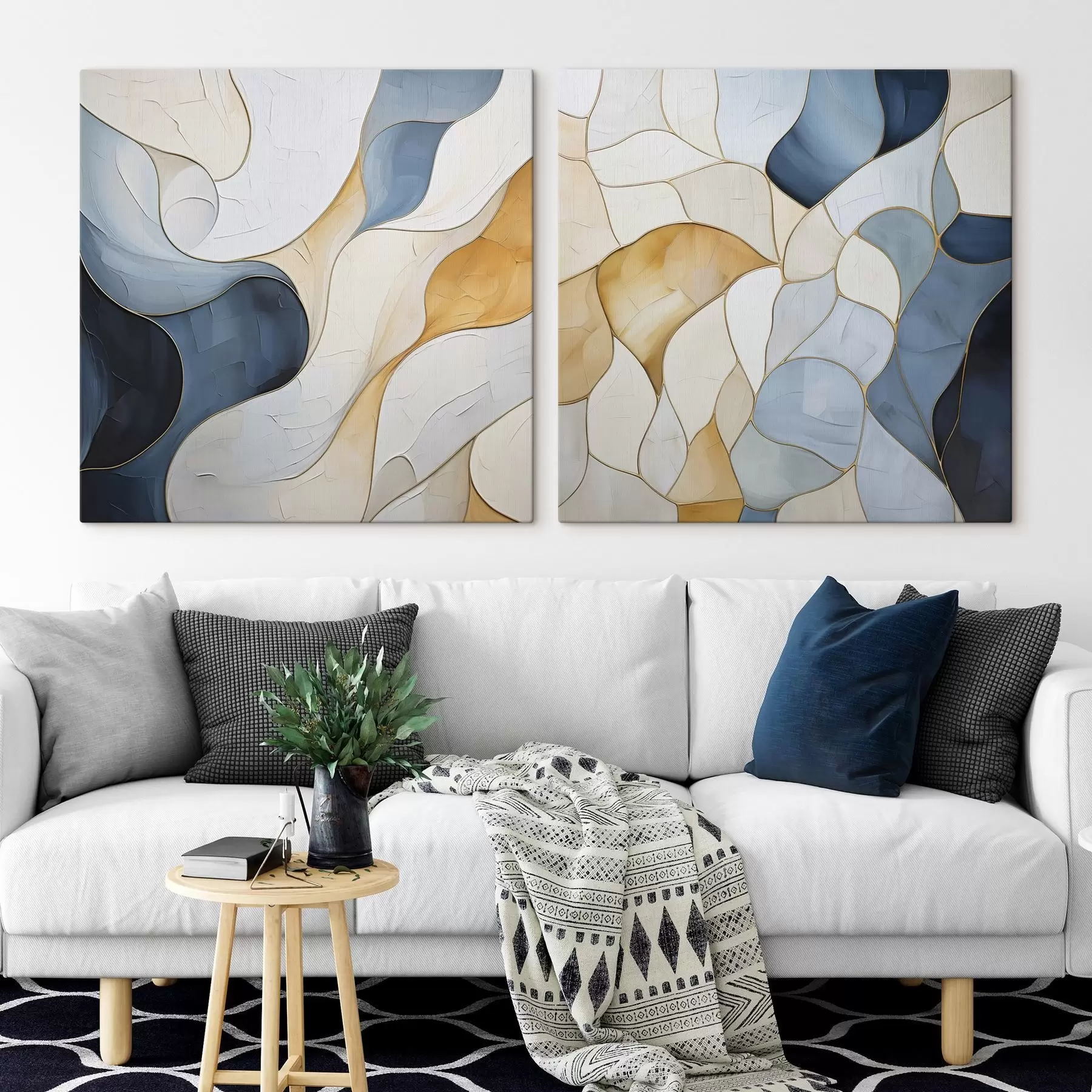 wall murals Abstract pattern, imitation of painting m30670