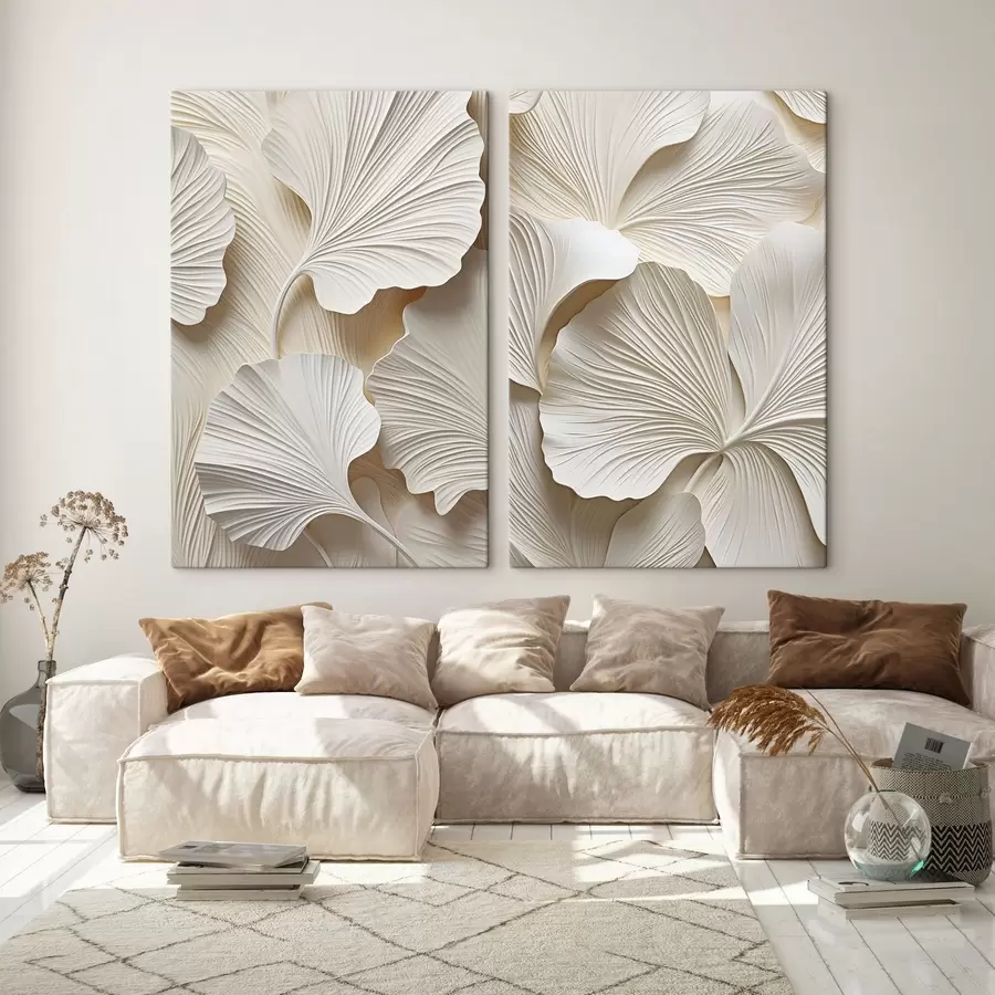 wall murals Abstract floral pattern, flat illustration m30671