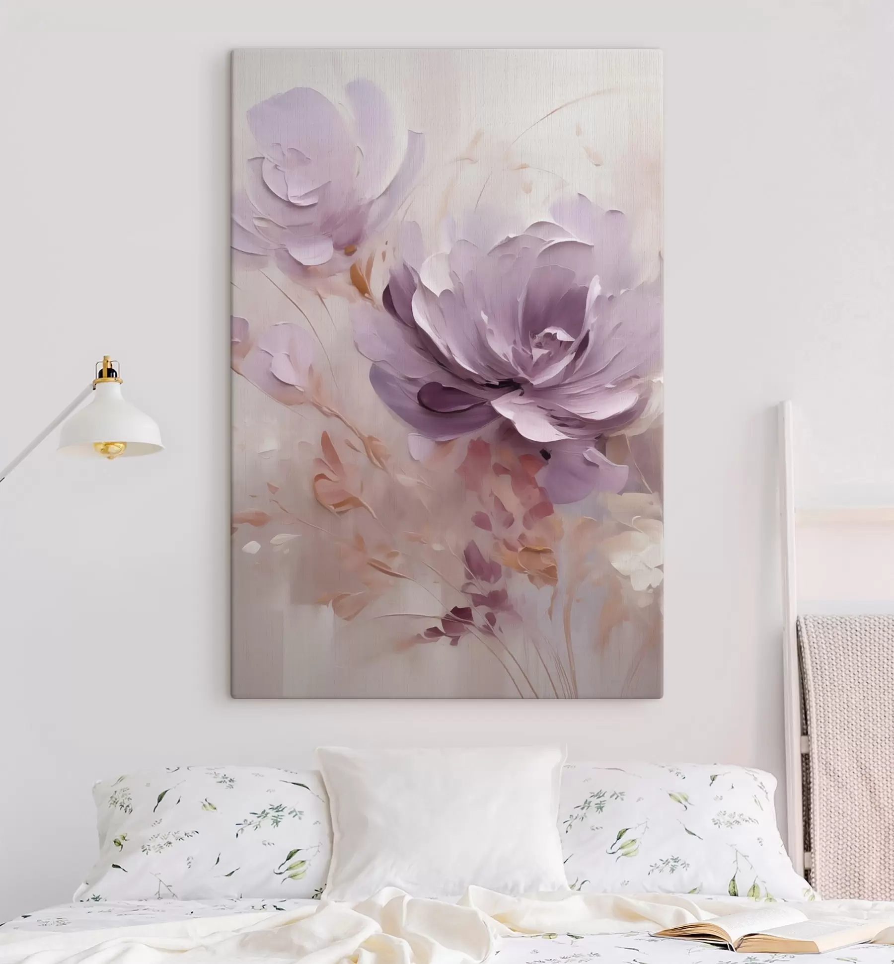 wall murals Lilac peony watercolor s49734