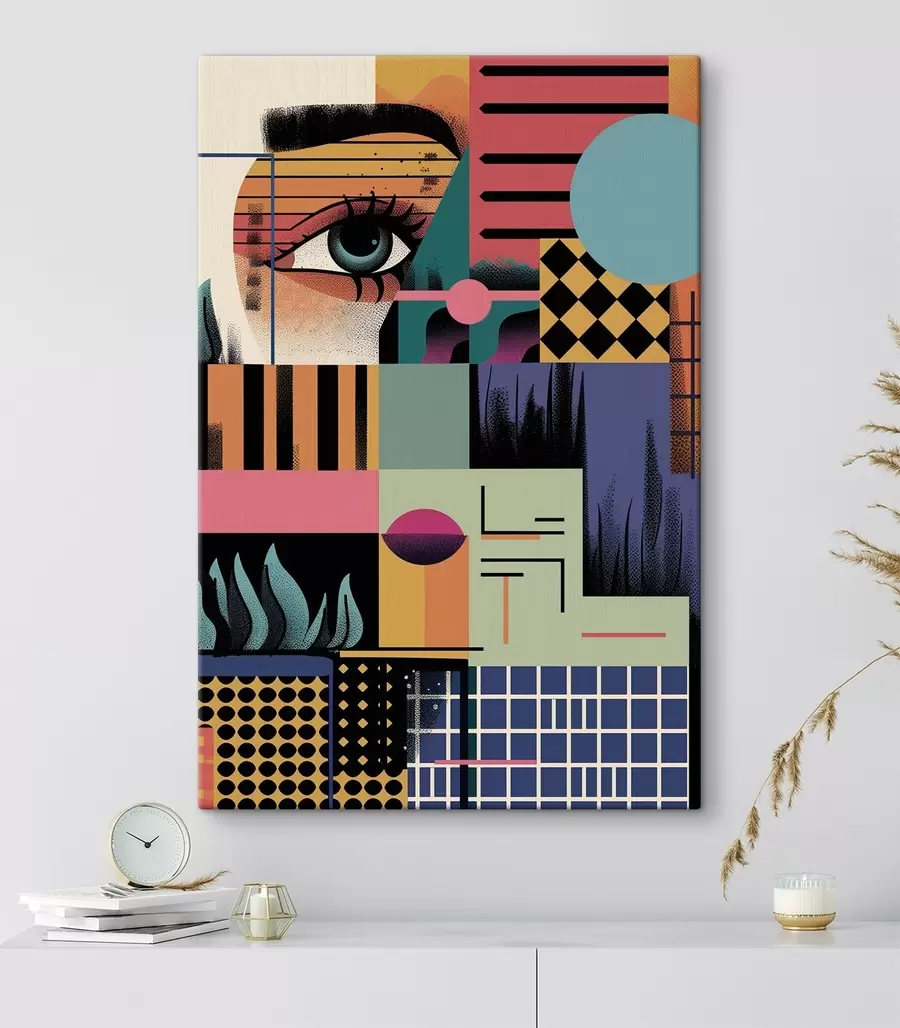 murales Abstracción geométrica y arte pop s49739