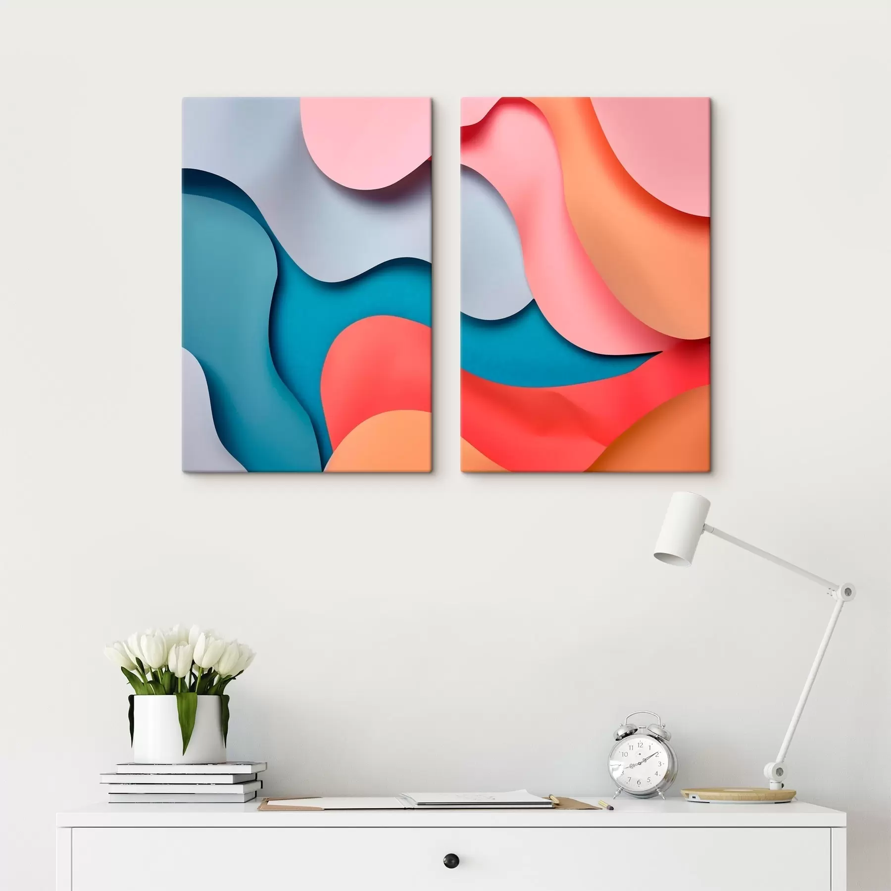 wall murals Modern volumetric abstraction m30665