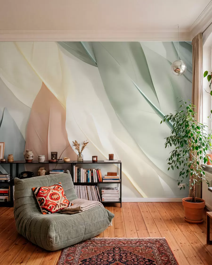Wall Mural Photo Wallpaper Leaves w05745