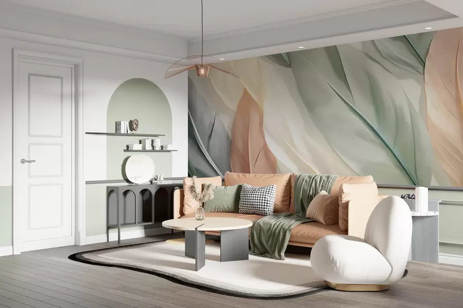 murales Hojas w05745