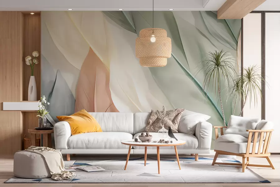 Wall Mural Photo Wallpaper Leaves w05745