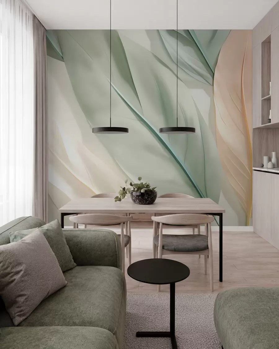 wall murals Leaves w05745