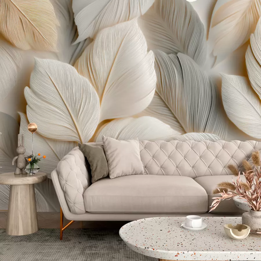 wall murals Pointed leaves w05747
