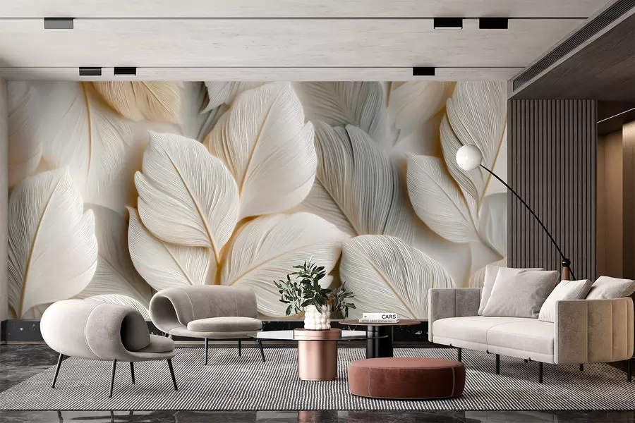 Wall Mural Photo Wallpaper Pointed leaves w05747