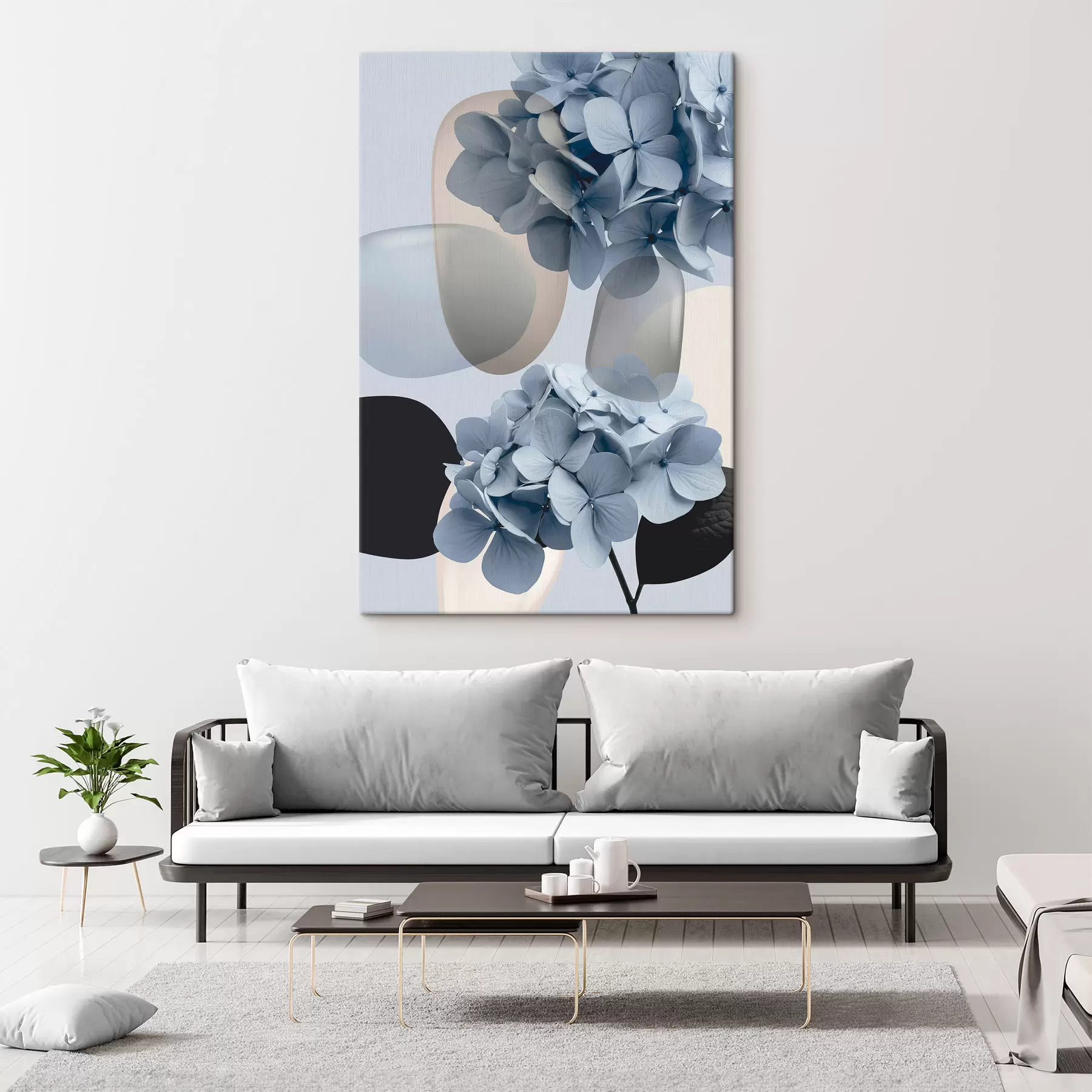 murales Composición de hortensias s49698