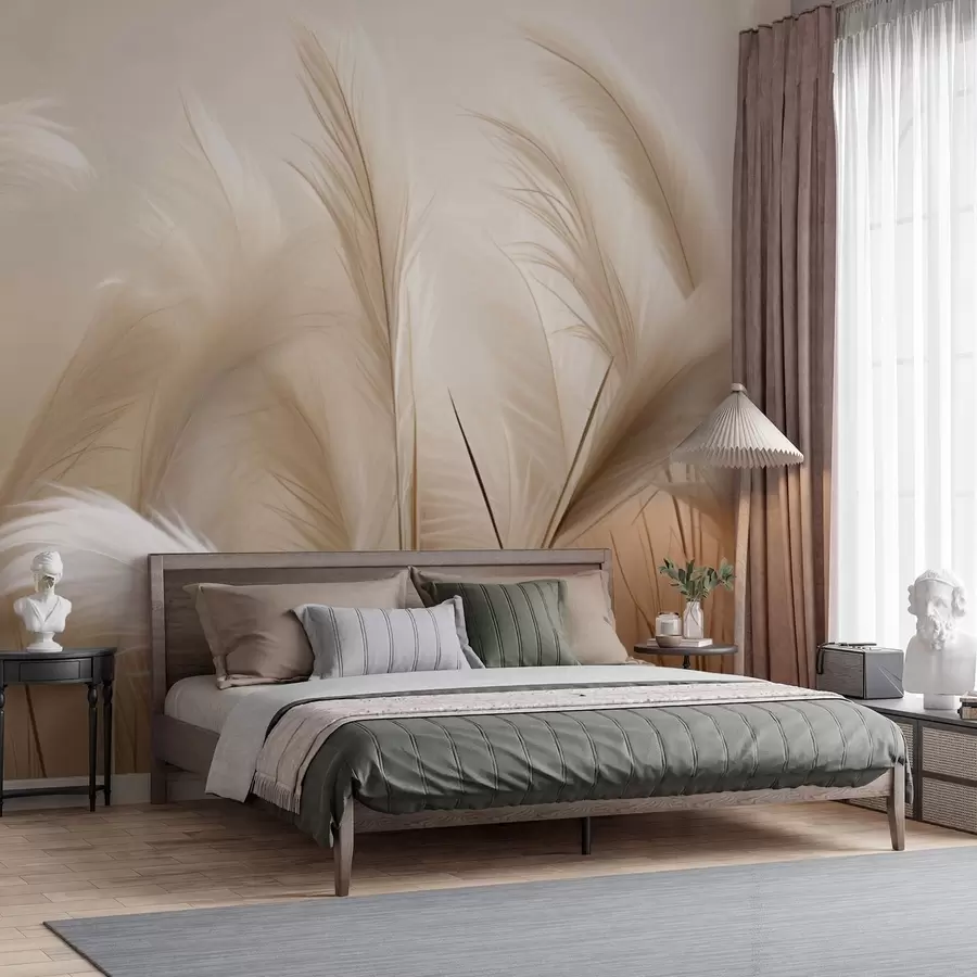 wall murals Pampas grass w05716