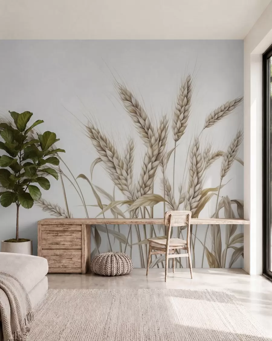 wall murals Delicate spikelets w05714