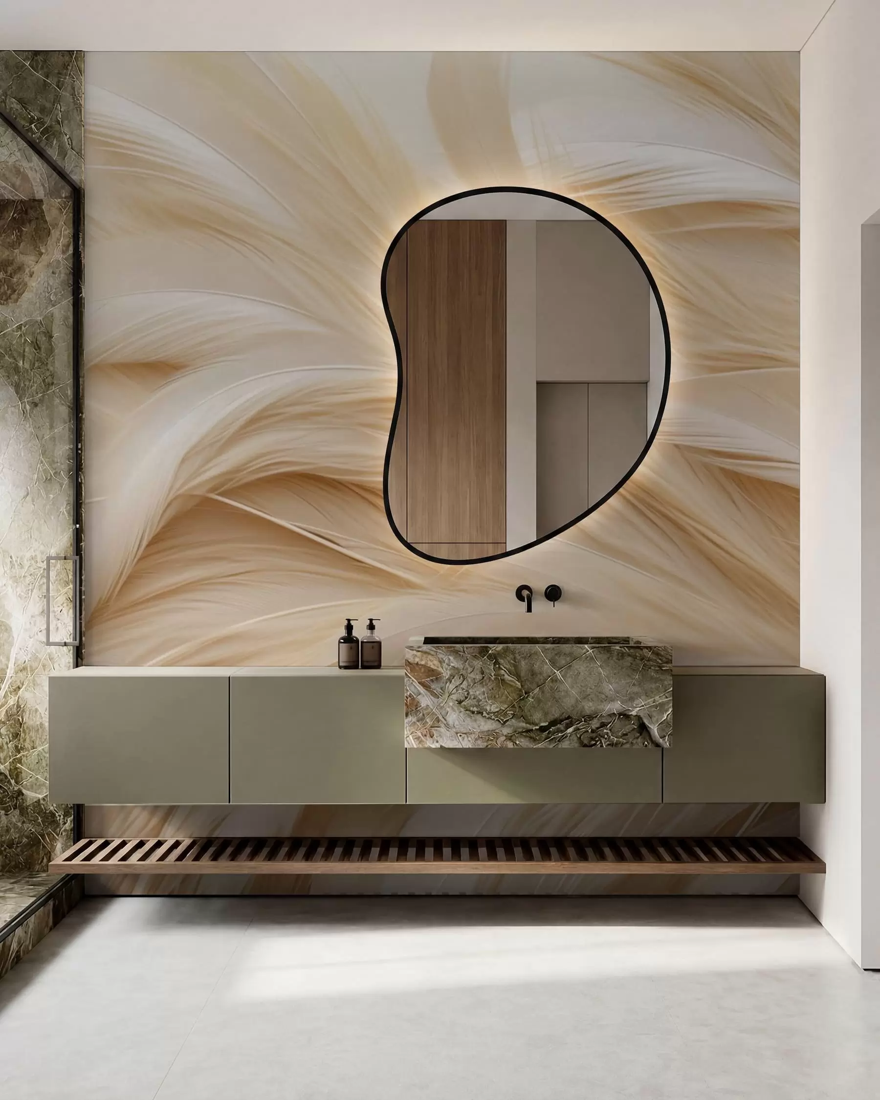 Wall Mural Photo Wallpaper Delicate feathers w05718