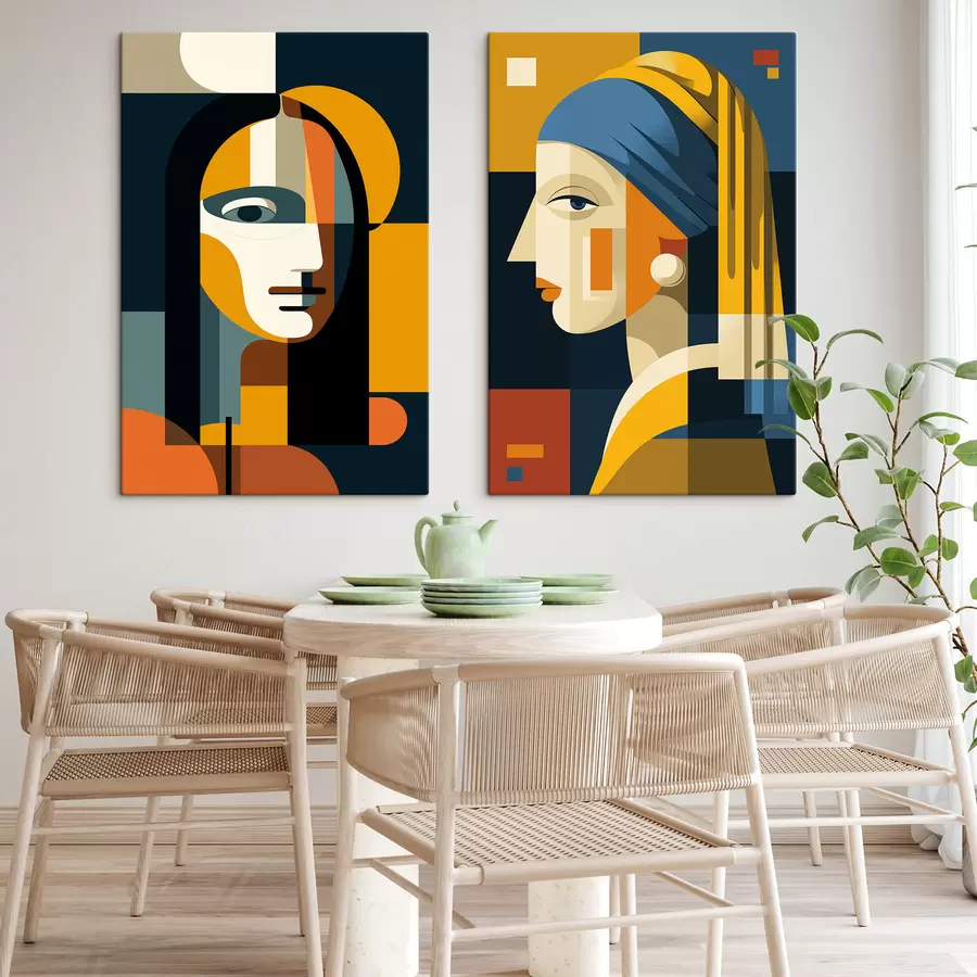 wall murals Geometric Portraits m30701