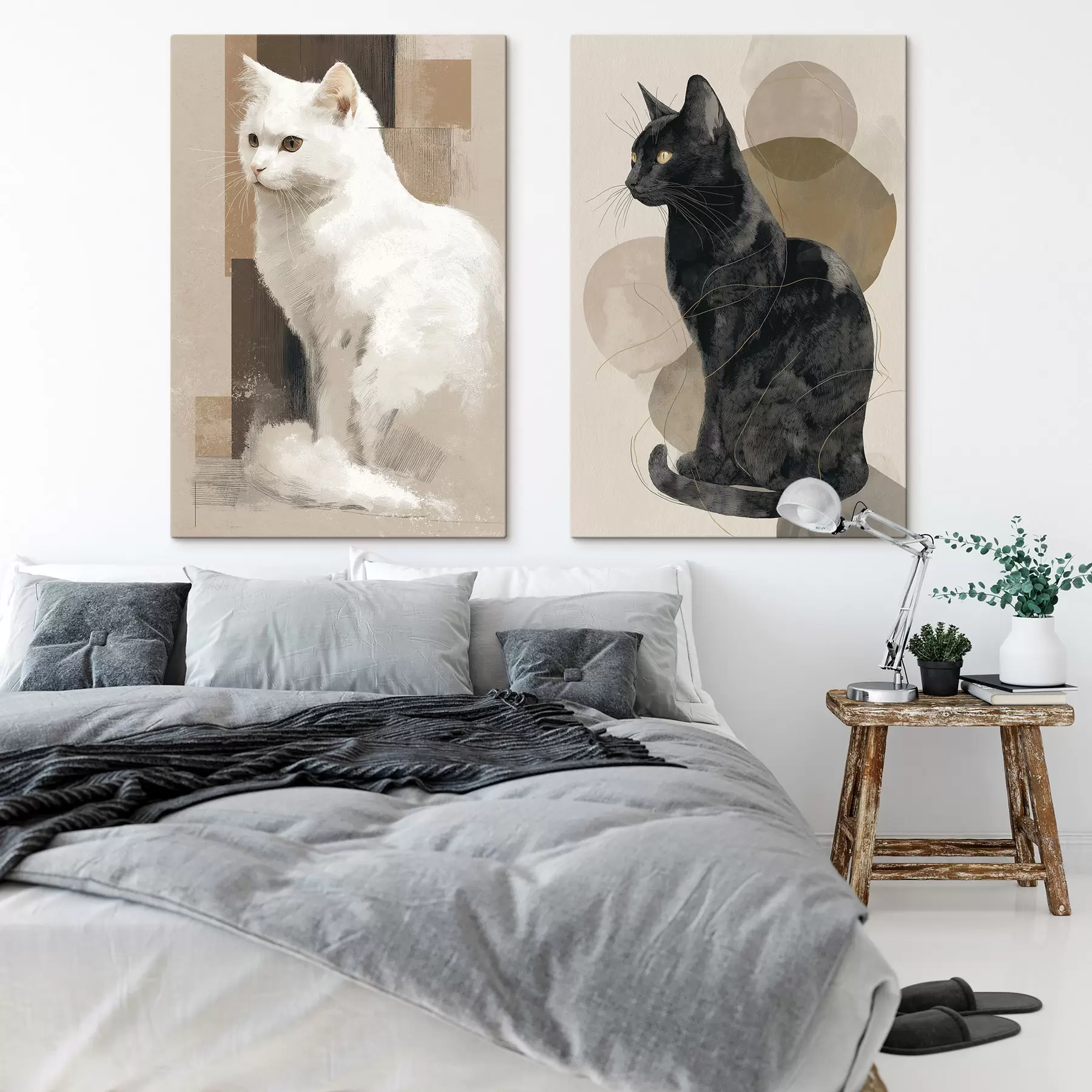 wall murals Domestic Cats m30704
