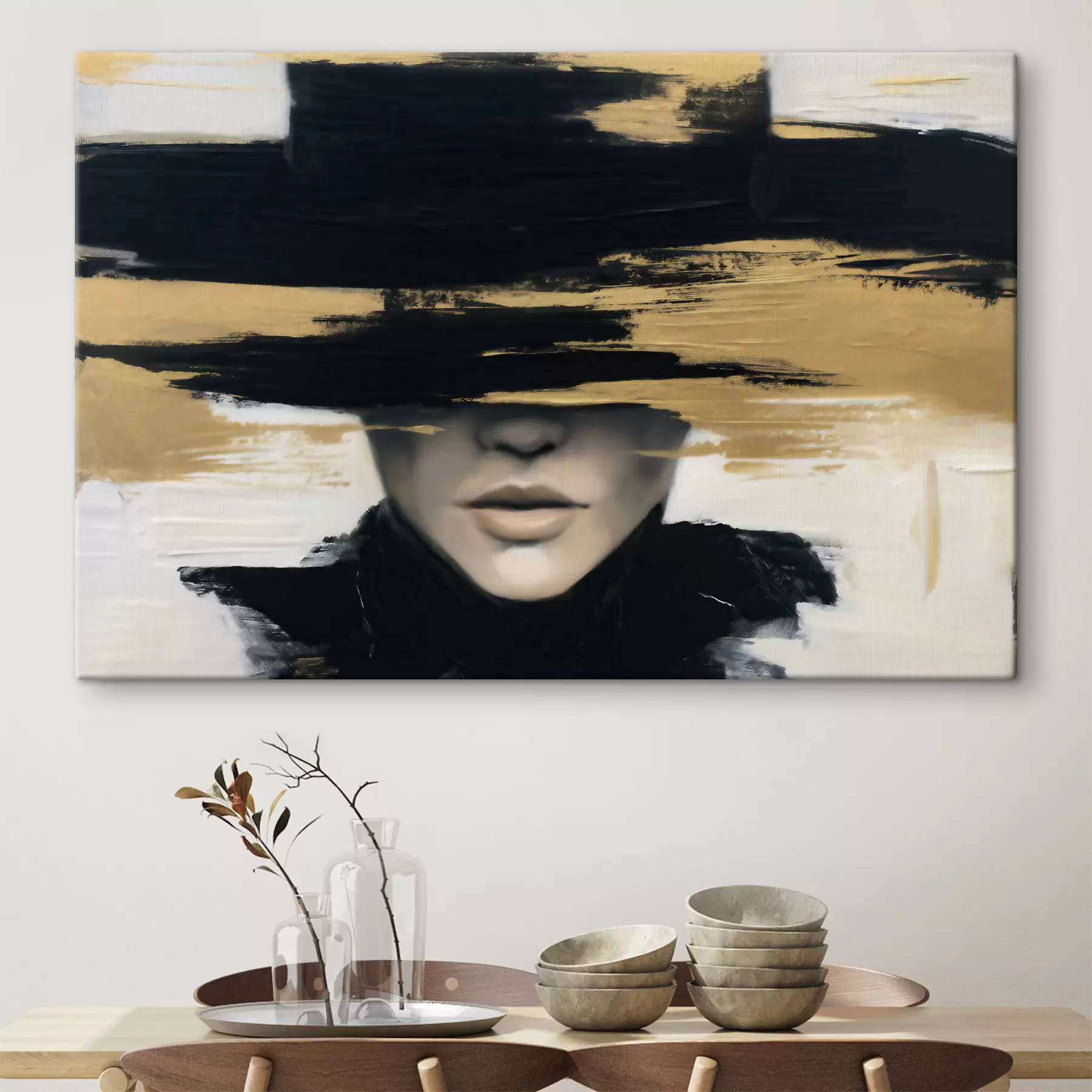 wall murals Abstract silhouette s49803