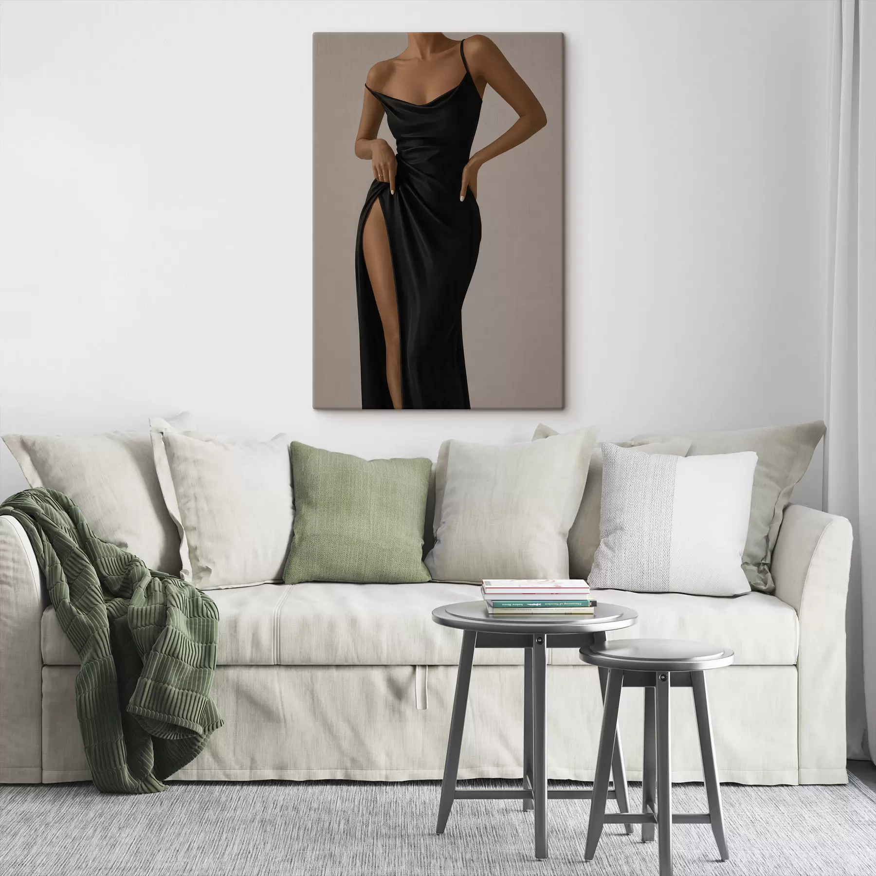 wall murals Black dress s49822