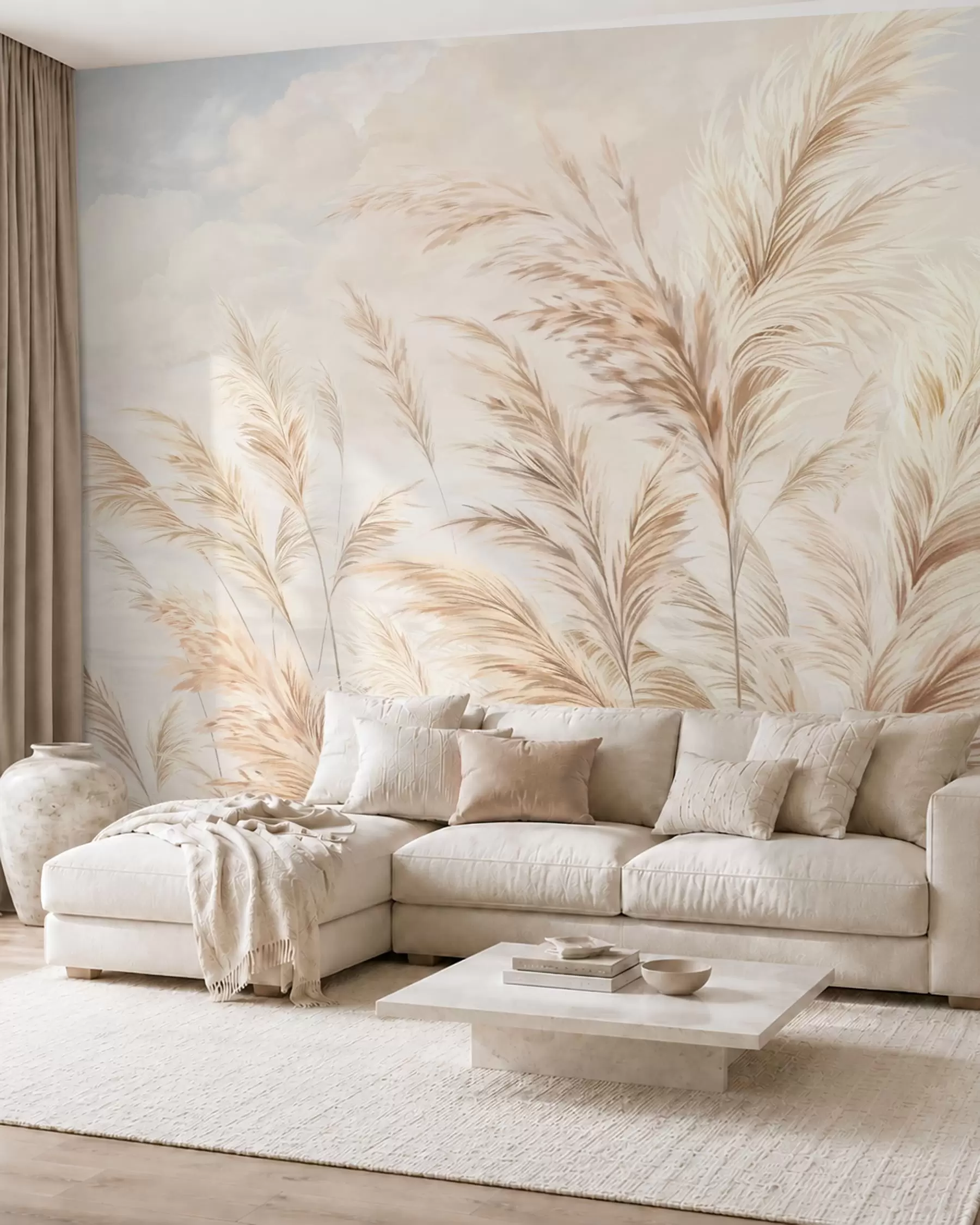 peintures murales Prairie pêche w05735