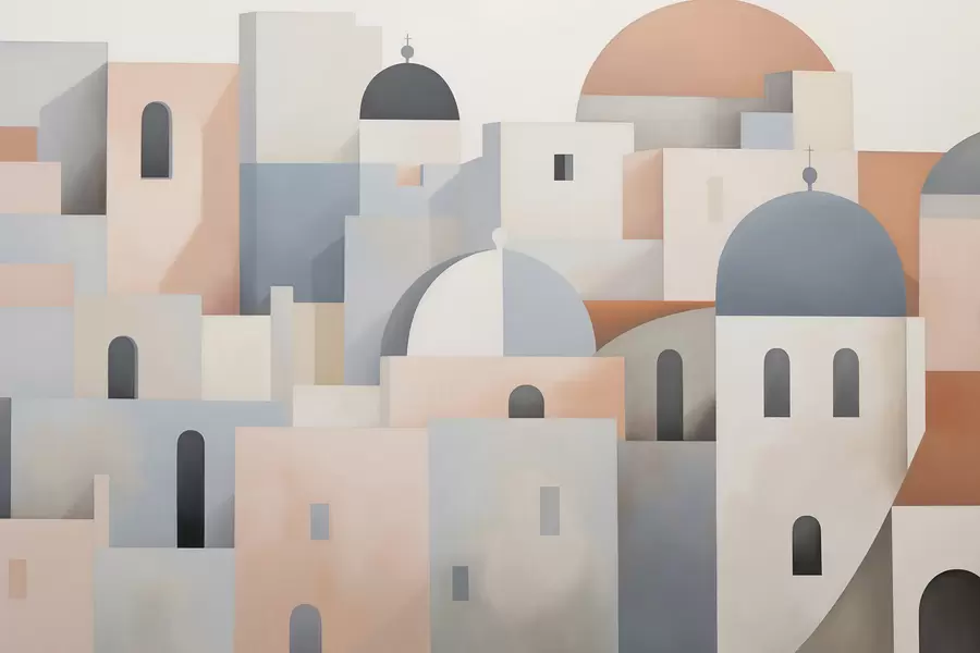 Wall Mural Photo Wallpaper Abstract city silhouette w05780
