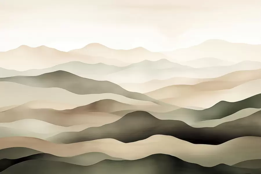 Wall Mural Photo Wallpaper Misty Horizons w09971