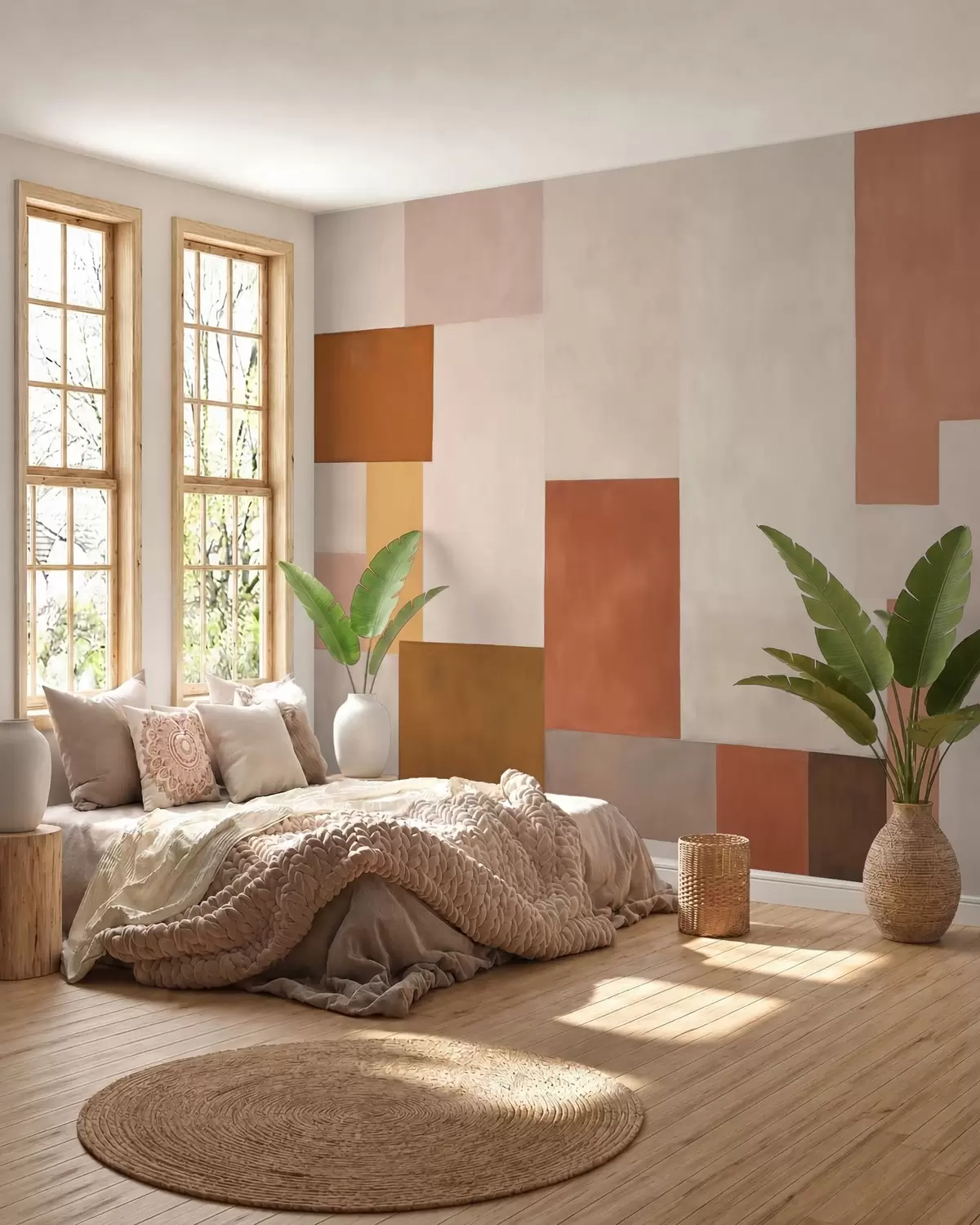 peintures murales Géométrie abstraite w09973
