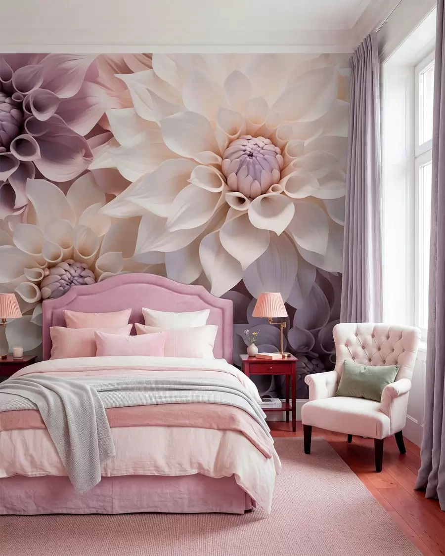 Wall Mural Photo Wallpaper Classic flowers w05774