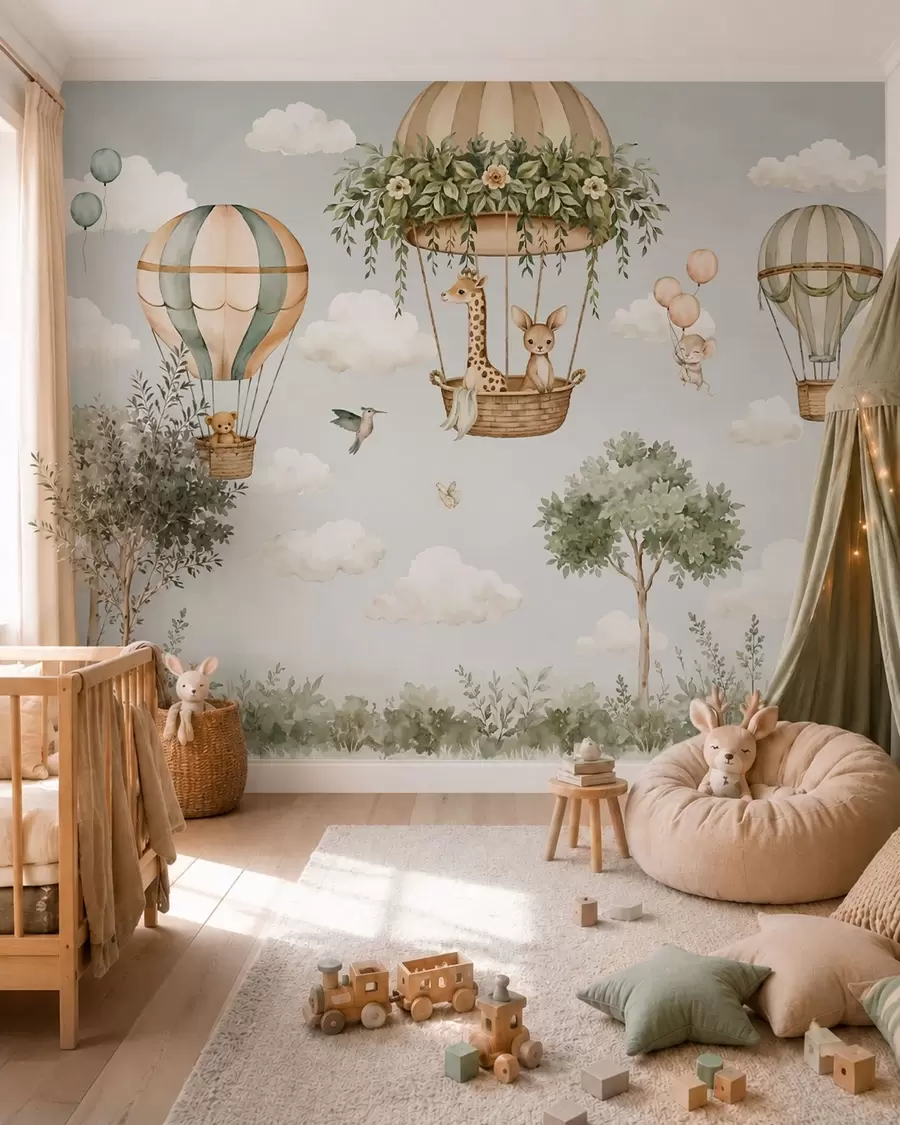murales Aventuras en globo w05738