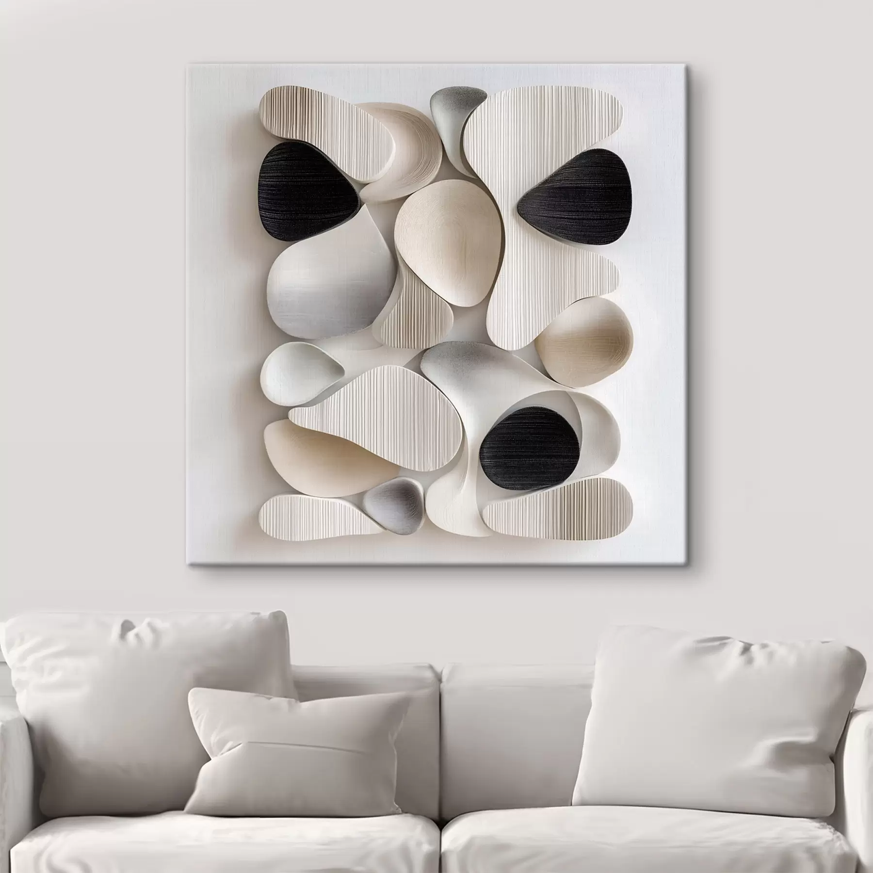 murales Una composición al estilo de un bajorrelieve arquitectónico moderno s49889