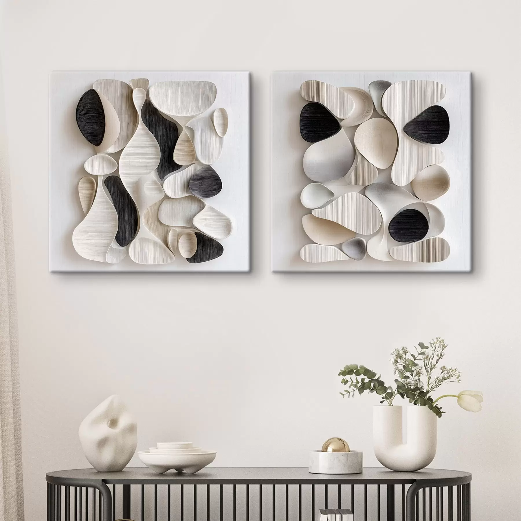 murales Una composición al estilo de un bajorrelieve arquitectónico moderno m30729