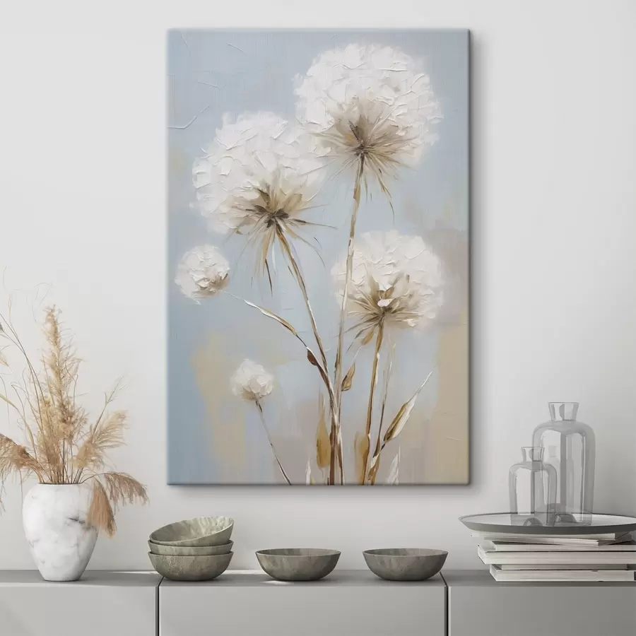wall murals Dandelions imitation painting s49895