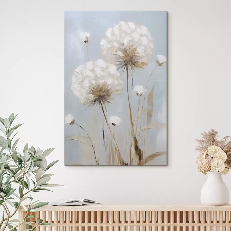 wall murals Dandelions imitation painting s49896
