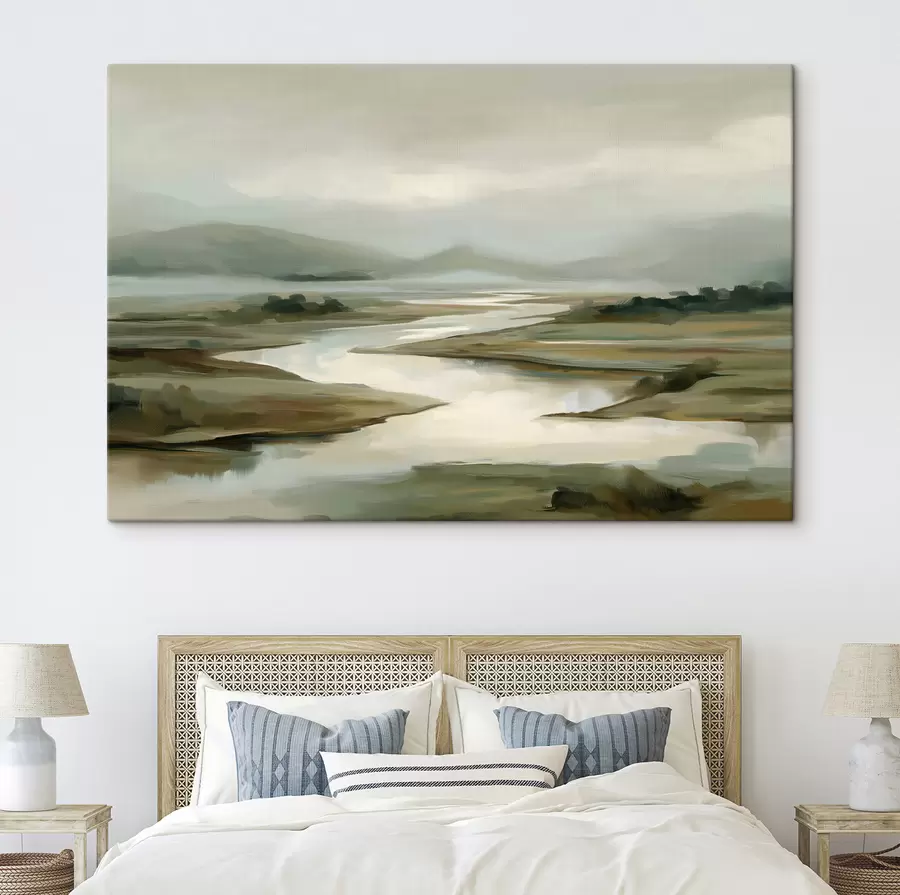 wall murals Winding River s49910