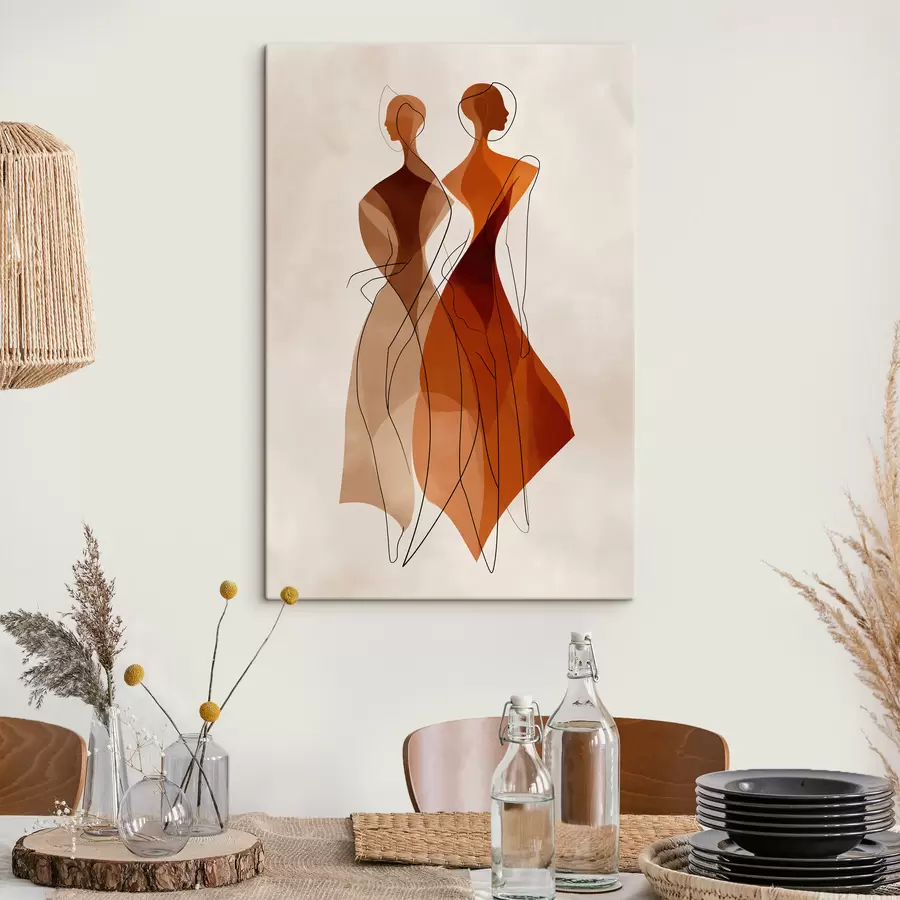 wall murals Abstract Silhouettes s49922