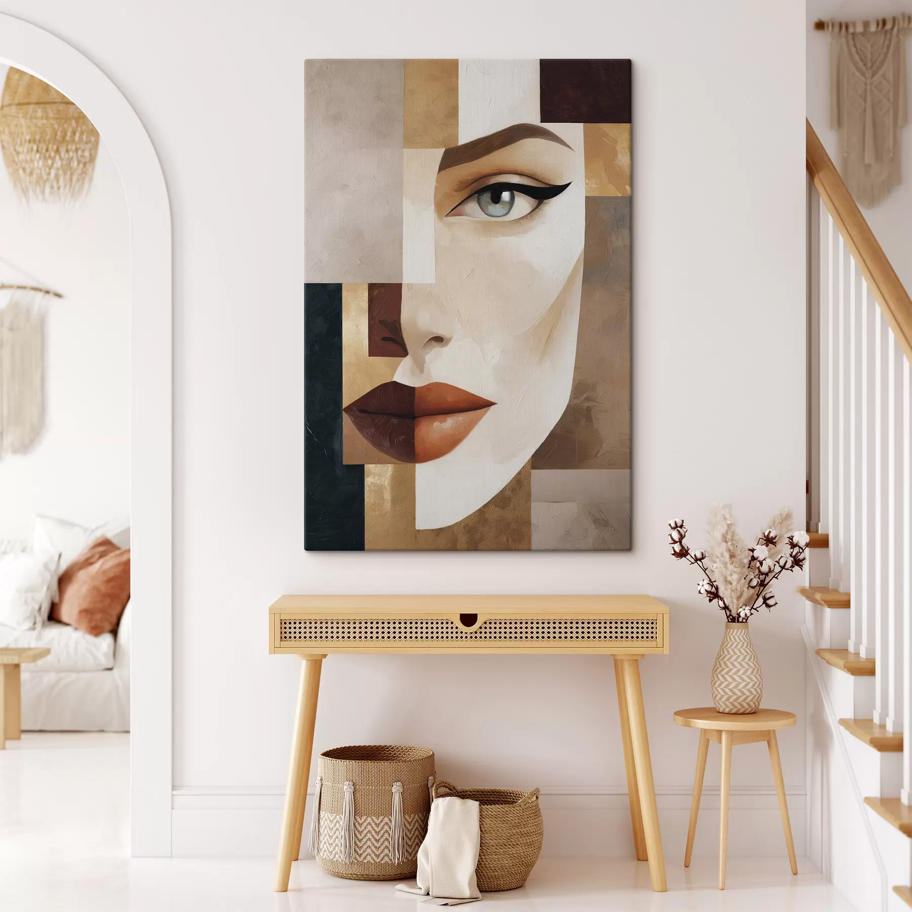 wall murals An Abstract Face s49934