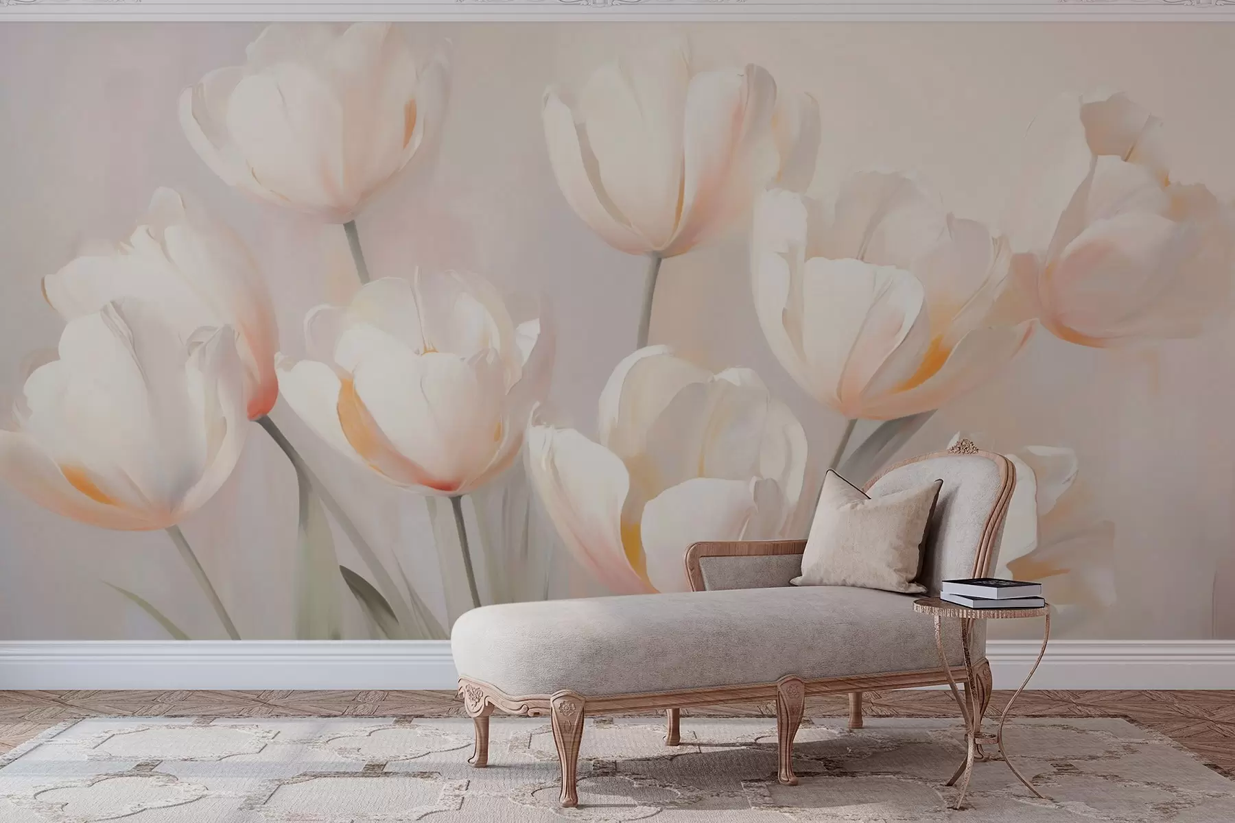 peintures murales Tulipes w05663