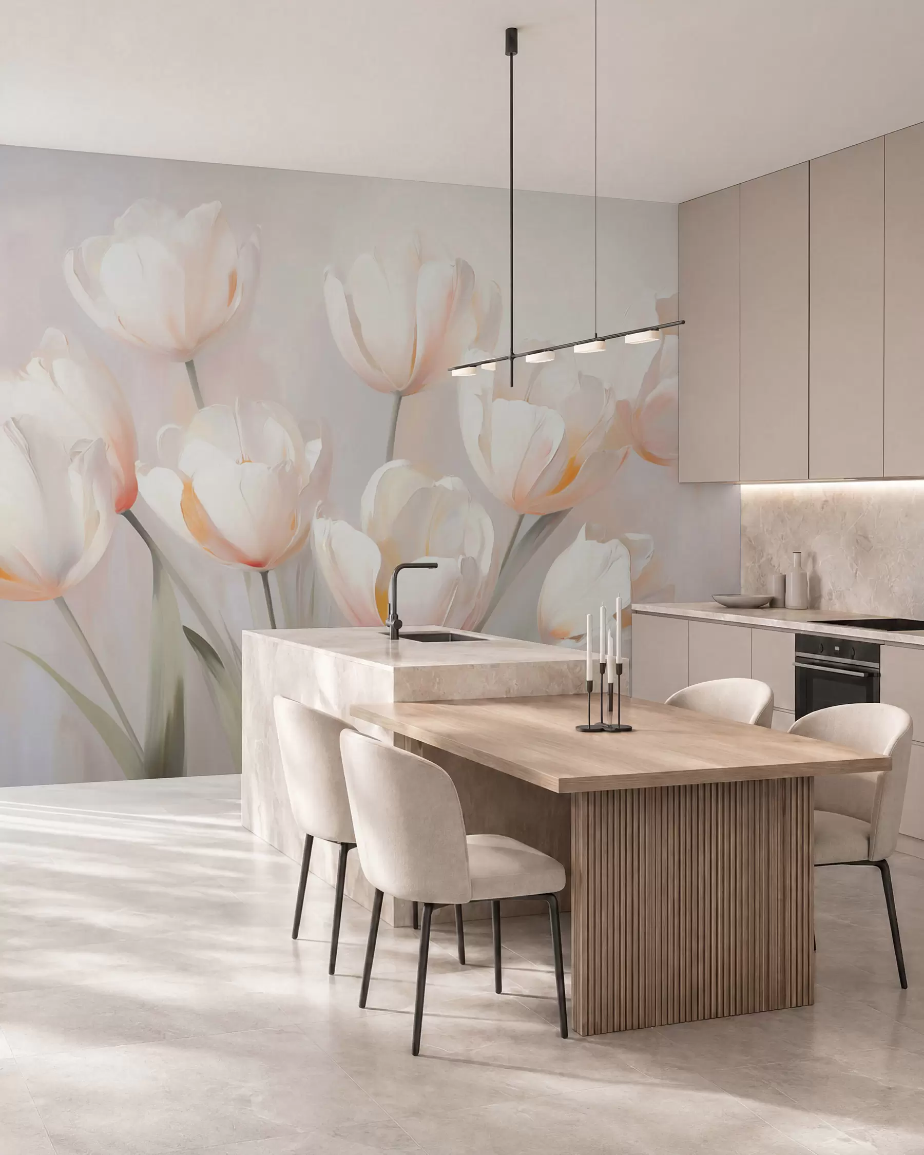 Wall Mural Photo Wallpaper Tulips w05663